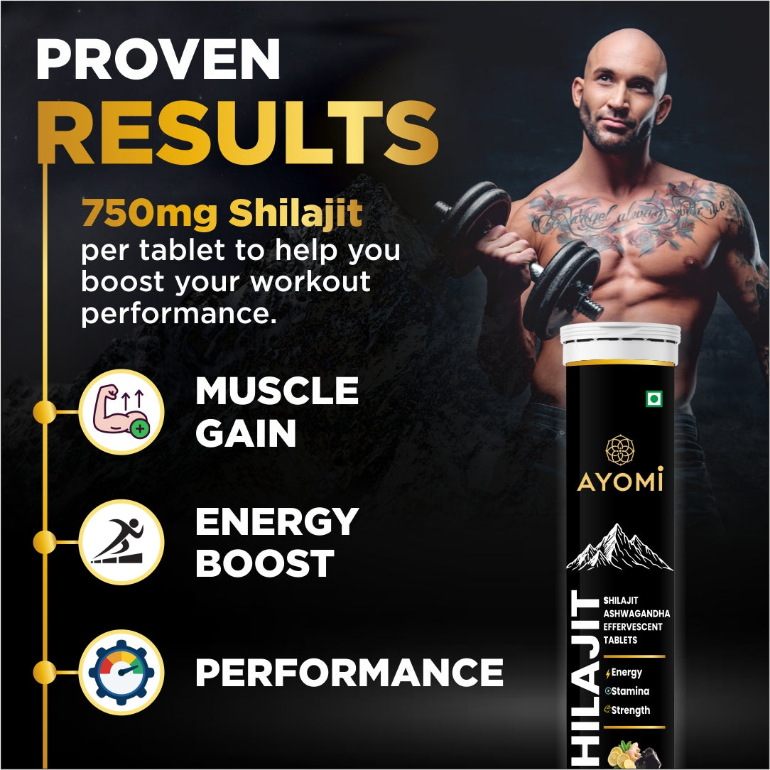 AYOMI SHILAJIT + ASHWAGANDHA TABLETS