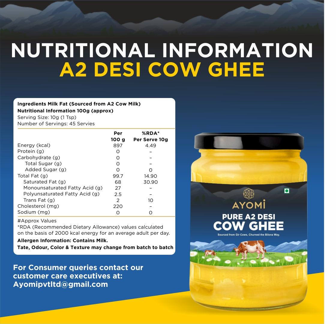 AYOMI PURE A2 DESI COW GHEE